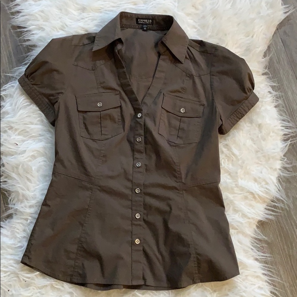 Express Essential Stretch Short Sleeve